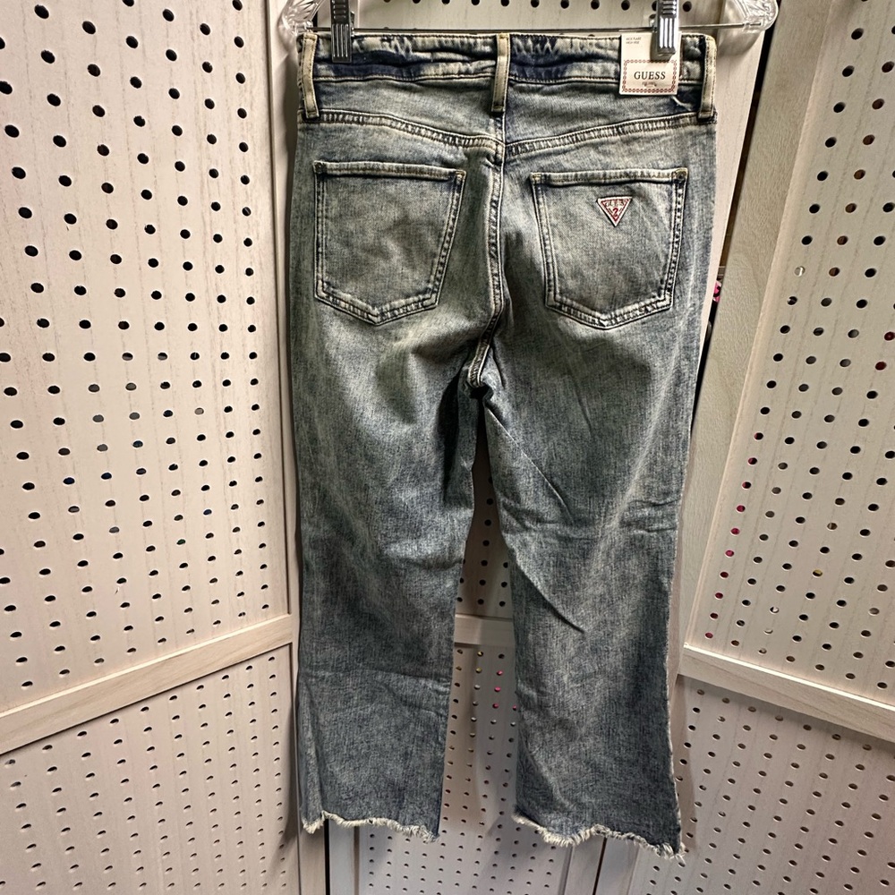 Guess Ayla High Rise Kick Flare Jeans Size 28 - Picture 5 of 15